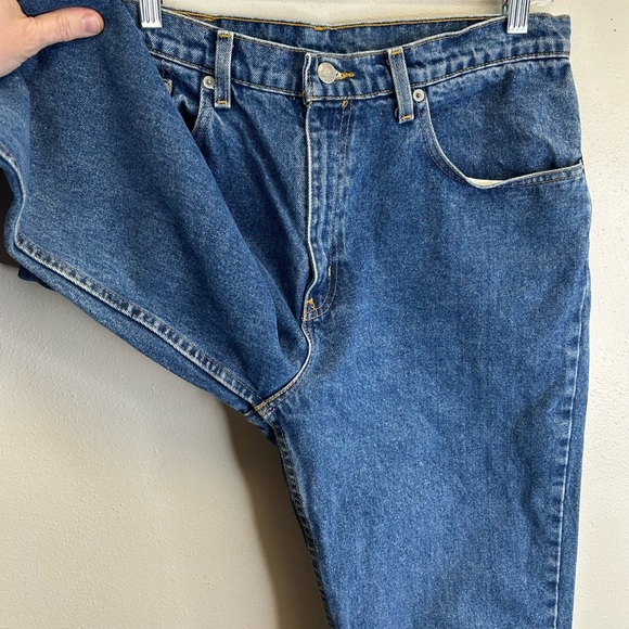 Vintage Polo Ralph Lauren Womens 14 Straight Leg Blue Jeans Classic Preppy 90s - Picture 11 of 12